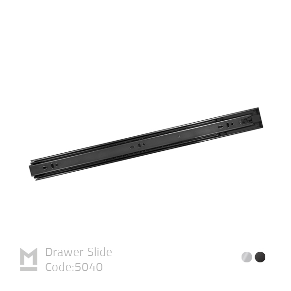 ریل ساچمه ای آرام بند کد 5040 مشکی ملونی