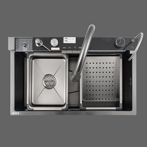 ‏سینک‏ ‏توکار‏ ‏‎مدل پیانویی‏ ‏آبشاری‏ ‏‎همراه با لوازم