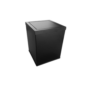 سطل سرویس بهداشتی مشکی مربعی درب الاکلنگی برند فانتونی