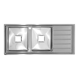 سینک استیل کد AX322 برند الکس