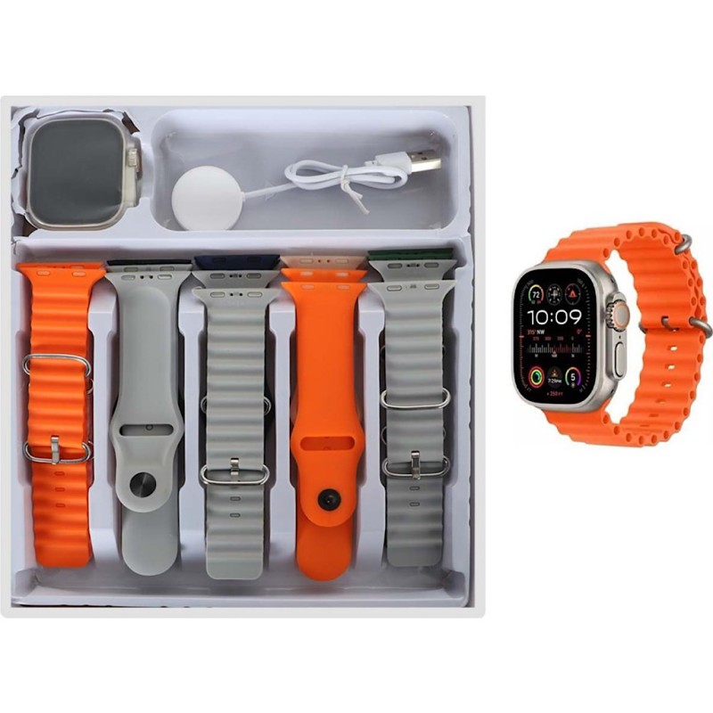 ساعت هوشمند KEQIWEAR به همراه 10 بند KW33 ULTRA 3