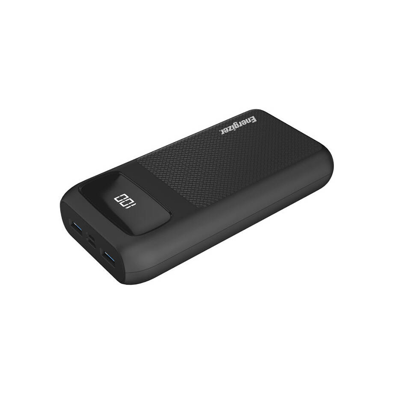 پاور بانک انرجایزر PowerSafe 20W PD مدل UE20063PQ ظرفیت 20000 میلی آمپر سه پورت به همراه کابل USB-C همرا با گارانتی