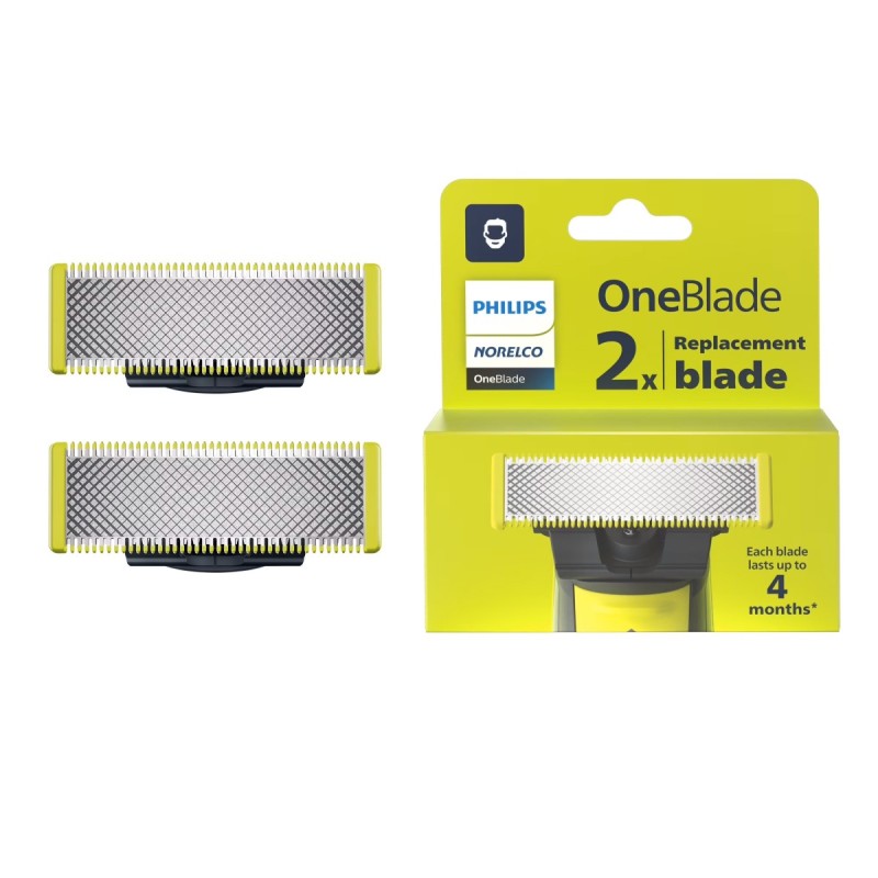 تیغ یدک ماشین اصلاح وان‌ بلید فیلیپس مدل Philips ONEBLADE QP220/51 | پک دوتایی