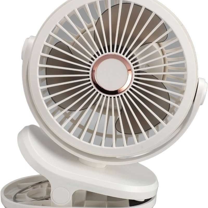 پنکه شارژی گیره‌ای PORTABLE SMALL FAN با چرخش 360 درجه
