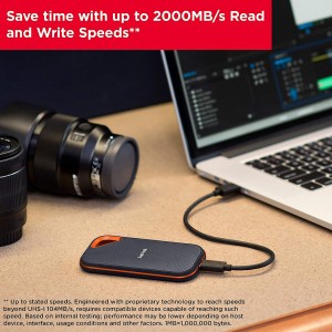 حافظه SSD اکسترنال سن دیسک مدل SanDisk Extreme Pro Portable SSD E81-۱ ترابایت