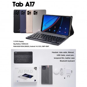 تبلت برند BML مدل Tab A17 (AI PAD) | حافظه ۲۵۶ گیگ و رم ۸ گیگ و صفحه نمایش ۷ اینچ