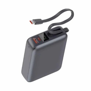 پاوربانک کیو سی وای QCY مدل PB20A ظرفیت 20000 میلی آمپر ساعت با توان 45 وات