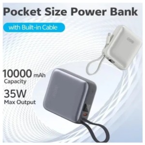 پاوربانک کیو سی وای مدل PB10C ظرفیت 10000 میلی ‌آمپر ساعت