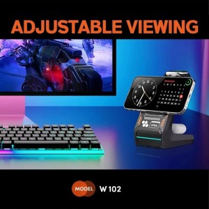 شارژر وایرلس بی سیم  3 در 1 کربی CRBE مدل W102