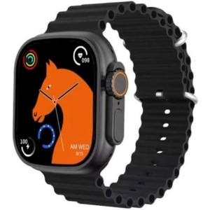 ساعت هوشمندطرح اپل از برندKEQIWEAR مدل  KW70 Ultra 3 با ۱۰ بند سیلیکونی ضد آب