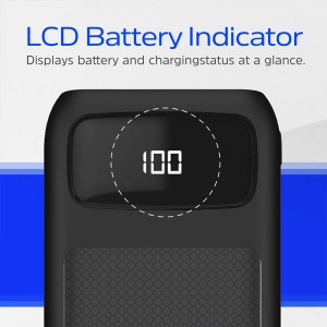 پاور بانک انرجایزر PowerSafe 20W PD مدل UE20063PQ ظرفیت 20000 میلی آمپر سه پورت به همراه کابل USB-C همرا با گارانتی