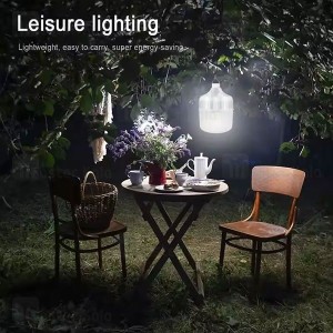 لامپ آویزدار شارژی 60W بیوا مدل LED-02 | مناسب مواقع بی برقی و کمپ و مسافرت