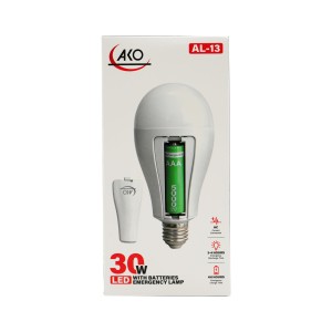 چراغ اضطراری LED آکو مدل AL-13 توان 30 وات