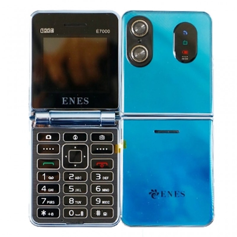 گوشی تاشو ENES مدل E7000 دارای کد رجیستری ۴سیمکارت همزمان