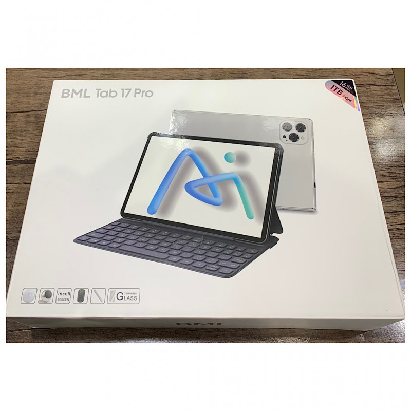 تبلت برند BML مدل Tab 17 Pro | حافظه ۱ ترابایت و رم ۱۶ گیک و صفحه نمایش ۱۰.۱ اینچ