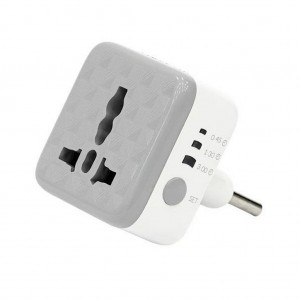 تبدیل و محافظ تایمردار هادرون مدل P103 رنگ سفید