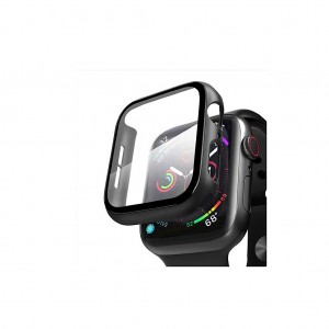 کیس و گلس اپل واچ لیتو مناسب Apple Watch 44mm مدل LITO Glass & Case-مشکی