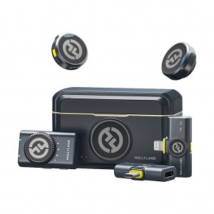 میکروفون بی‌سیم هالی‌لند پک کمبو مدل Hollyland LARK M2 DUO Combo | رنگ مشکی