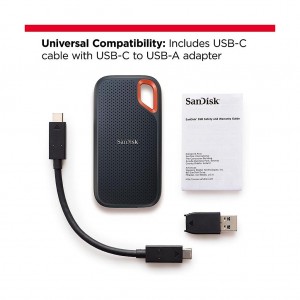 خرید حافظه SSD اکسترنال سن دیسک مدل SanDisk Extreme Portable SSD E61-۱ ترابایت