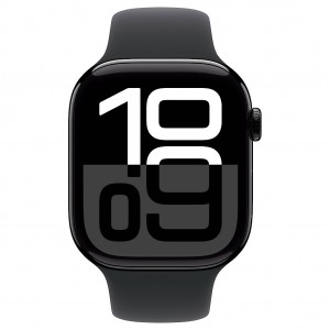 اپل واچ سری ۱۰ آلومینیوم رنگ جت بلک - سایز ۴۶ میلی‌متر-گارانتی شرکتی