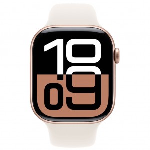 اپل واچ سری ۱۰ آلومینیوم رنگ رز گلد - سایز ۴۶ میلی‌متر-گارانتی