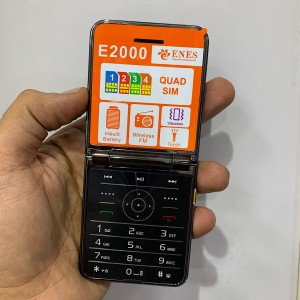 گوشی تاشو ENES مدل E2000 دارای کد رجیستری ۴سیمکارت همزمان