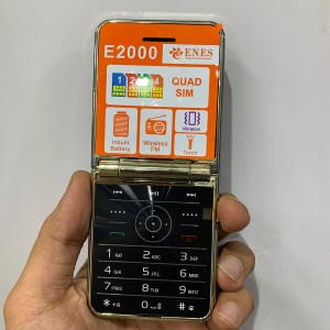 گوشی تاشو ENES مدل E2000 دارای کد رجیستری ۴سیمکارت همزمان