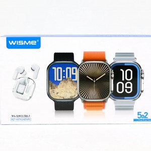 ساعت هوشمند ویسمی مدل WS-X19 Ultra 3 به همراه هندزفری بلوتوثی