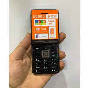 گوشی تاشو ENES مدل E6000 دارای کد رجیستری ۴سیمکارت همزمان