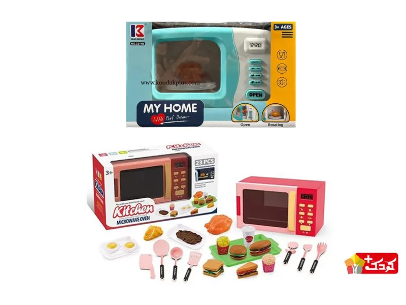 اسباب بازی ماکروفر با سینی چرخشی