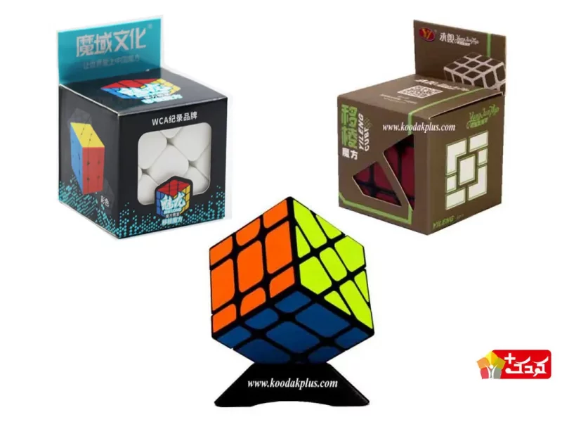 روبیک فیشر 3×3 وای جی زمینه مشکی 3×3 rubik Yj Fisher