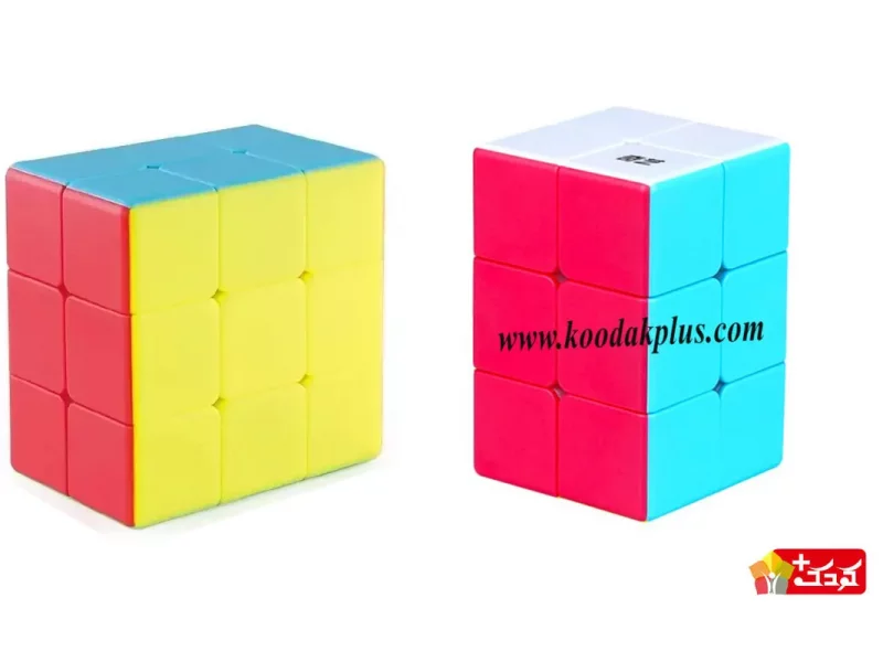 روبیک 2×2×3 برند کای وای استیکرلس QiYi 2×2×3 stickerless