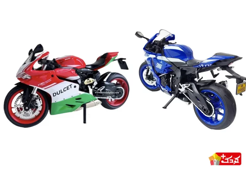 ماکت فلزی موتور سیکلت ریس