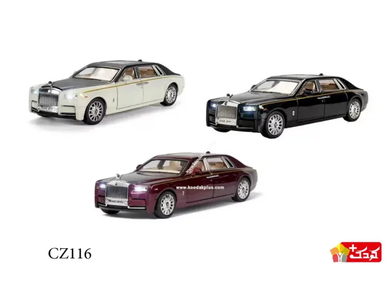 ماشین فلزی رولز رویس طرح فانتوم سایز 1:24
