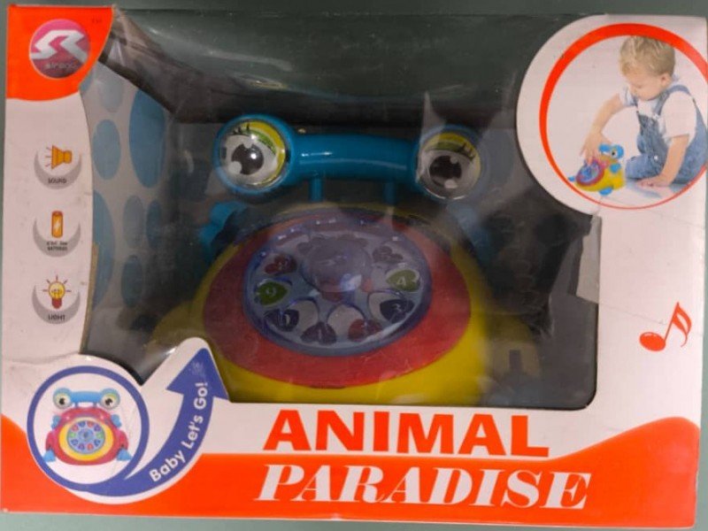 تلفن اسباب بازی باتری خور animal paradise