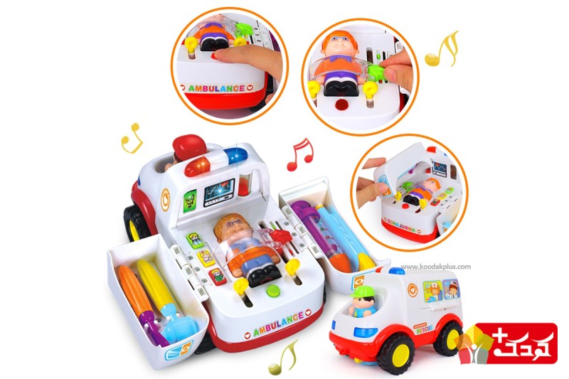 آمبولانس اسباب بازی هولی تویز مدل 836