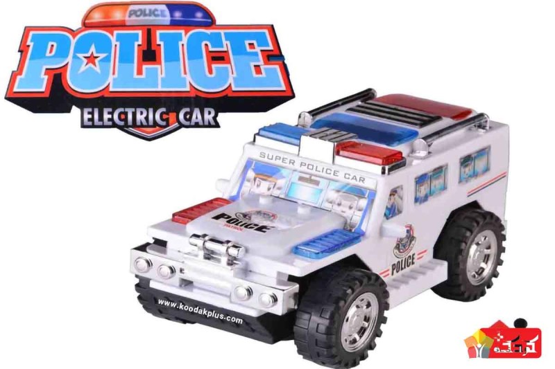 ماشین پلیس اسباب بازی موزیکال طرح جیپ مدل 1095