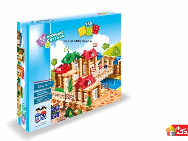 کلبه جنگلی اسباب بازی 92 قطعه تک توی