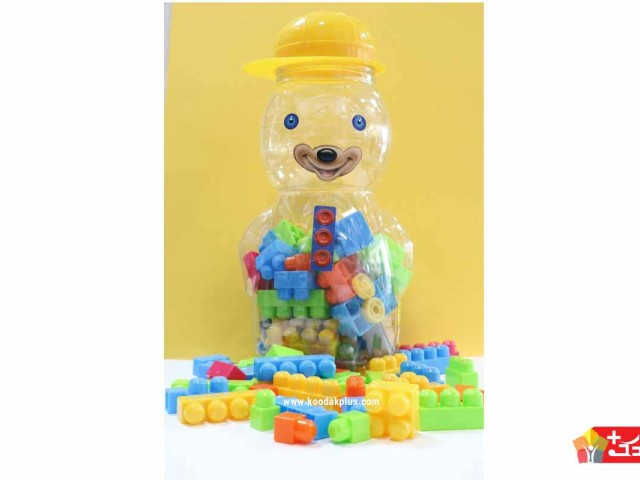 اسباب بازی بلوک های خانه سازی طرح عروسک مدل 6009