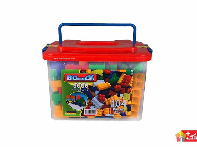 اسباب بازی لگو چهارگوش 104 قطعه ای مدل 9000