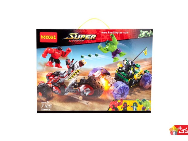 لگو ساختنی طرح ماشین هالک اسباب بازی مدل DECOOL-7125