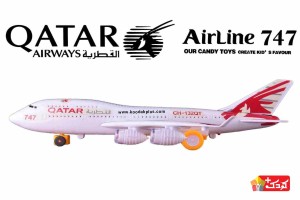 هواپیما مسافربری اسباب بازی موزیکال طرح بوئینگ 747 مدل 132