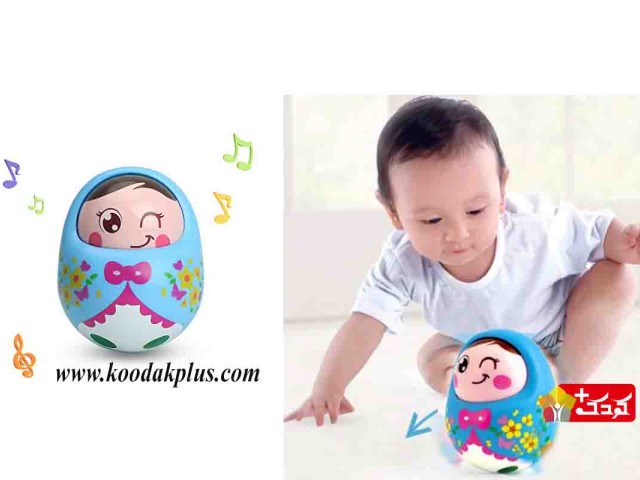 اسباب بازی جغجغه طرح تخم مرغ تعادلی مدل   tumbler doll 979