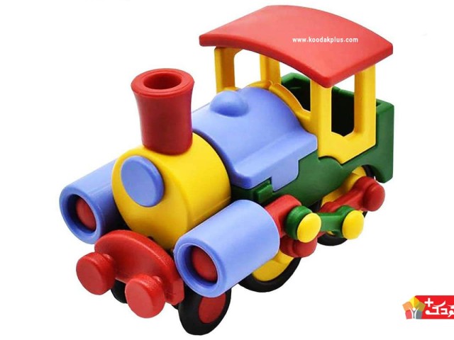 اسباب بازی ساختنی دوبی مدل لوکوموتیو Dobe Locomotive