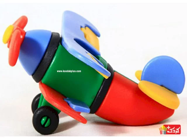 اسباب بازی ساختنی دوبی مدل هواپیما (dobe airplane)