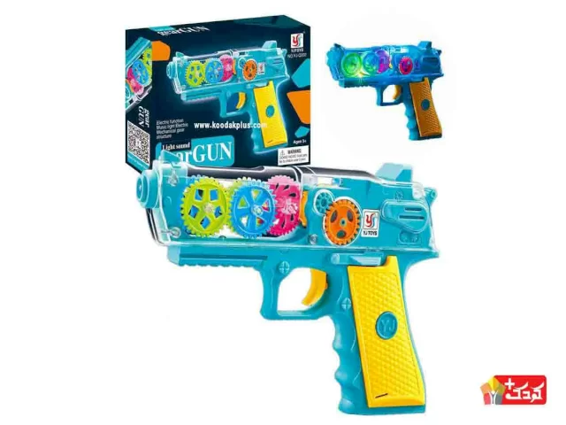 تفنگ چرخ دنده ای چراغ دار(جنس اصلی ساخت چین)مدل YJ-Q032