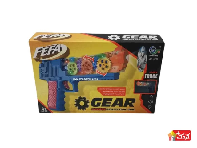 كلت چرخ دنده ای موزیکال و اسلايد دار مدل FEFA-678