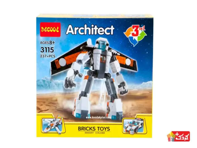 لگو سه مدلی آرشیتکت مدل DECOOL-3115