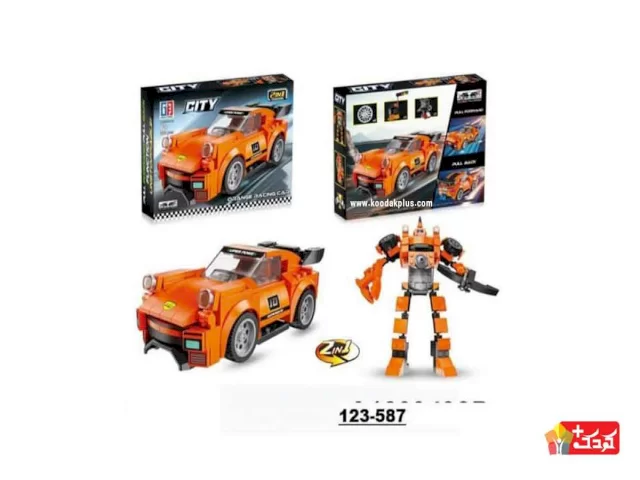 لگو ماشین و ربات دو مدلی سیتی مدل 587-123