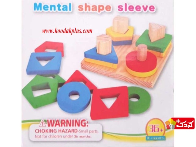 اسباب بازی جایگذاری اشکال 4 ستون طرح مربع